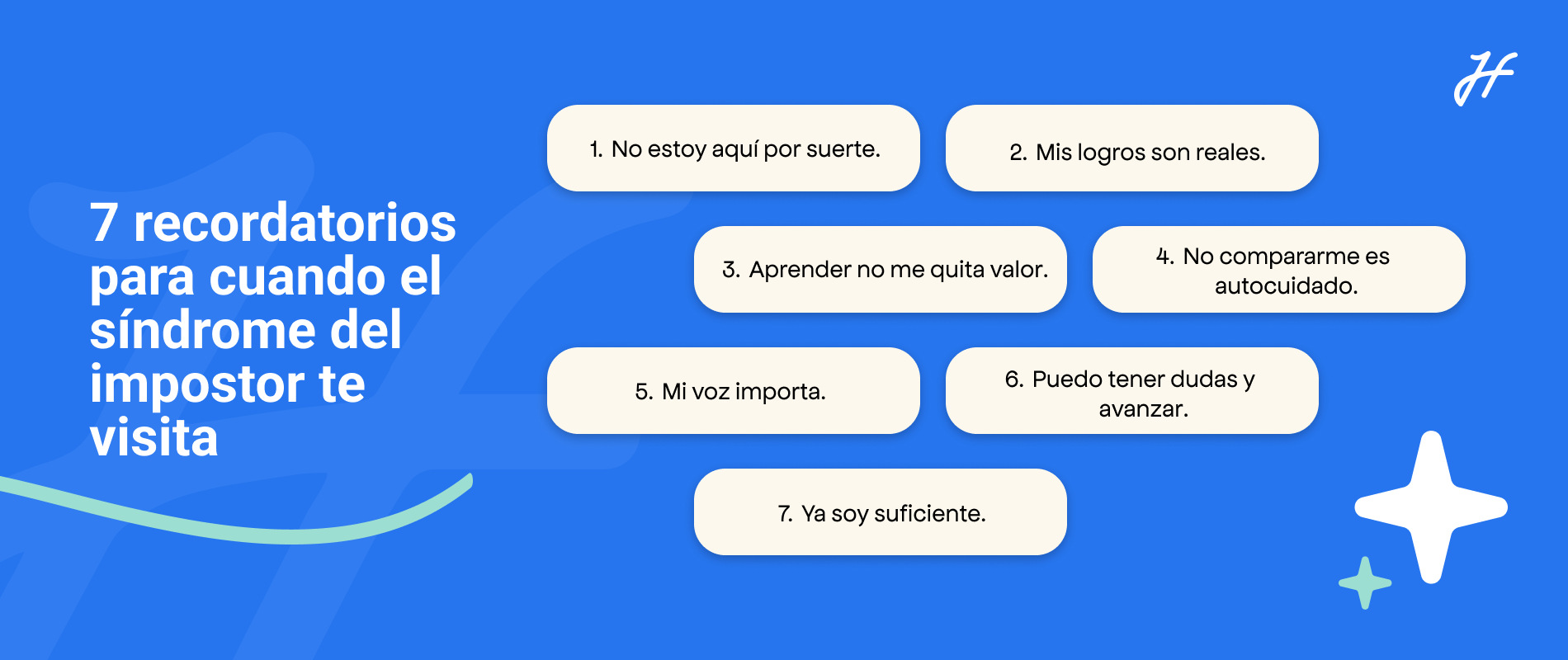 7 recordatorios para cuando el síndrome del impostor te visita
